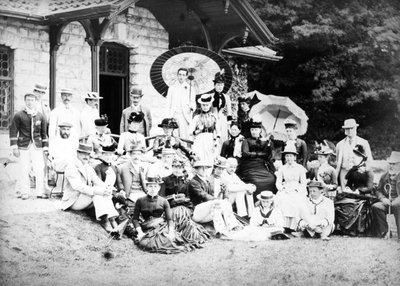 Victorian Summer Outing Group by English Photographer